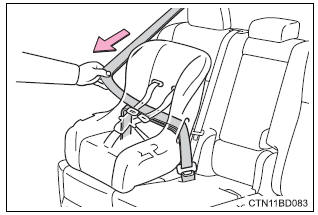 Toyota Highlander. Forward-facing - convertible seat