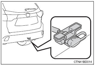 Toyota Highlander. Connecting trailer lights