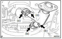 INSTALL EXHAUST PIPE SUB-ASSY FRONT NO.3