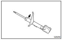 DISPOSE OF SHOCK ABSORBER ASSY FRONT LH