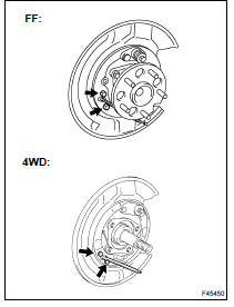 INSTALL PARKING BRAKE CABLE ASSY NO.3