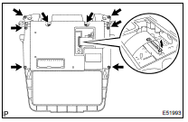 REMOVE HEATER CONTROL HOUSING SUB-ASSY