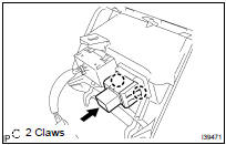 REMOVE POWER OUTLET SOCKET ASSY