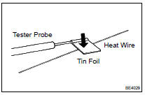 INSPECT WINDOW GLASS (ANTENNA WIRE)