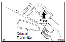 INSPECT GARAGE DOOR OPENER REGISTRATION AND TRANSMITTING