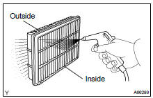 INSPECT AIR FILTER