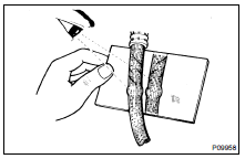 INSPECT BRAKE LINE PIPES AND HOSES