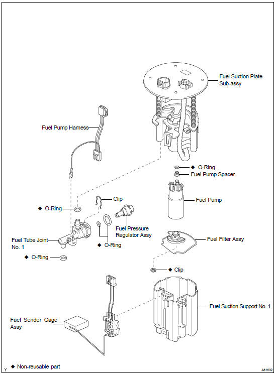 Fuel pump assy (2az-fe)