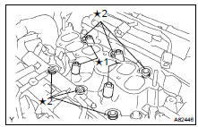 REMOVE FUEL INJECTOR ASSY