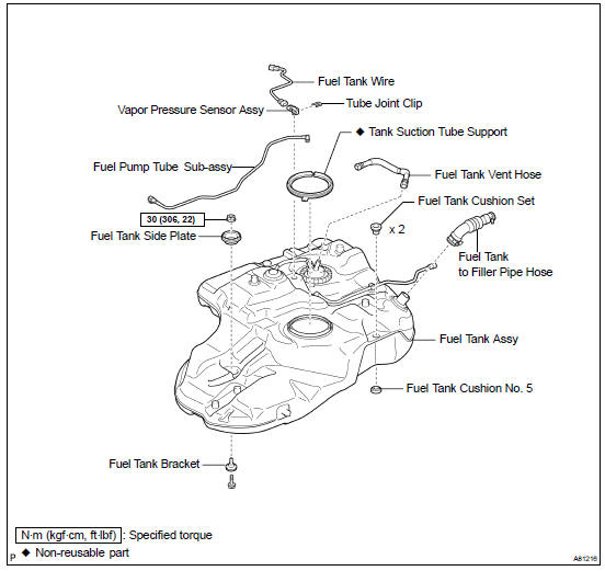 Fuel tank assy (3mz-fe)