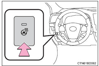 Toyota Highlander. Heated steering wheel