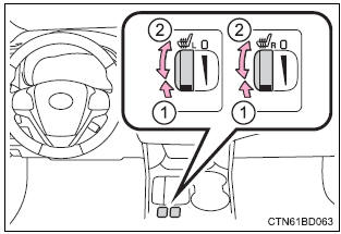 Toyota Highlander. Seat heaters