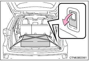 Toyota Highlander. Cargo hooks