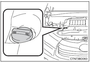 Toyota Highlander. Adding engine oil