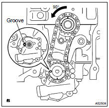 REMOVE NO.2 CHAIN SUB-ASSY