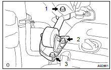 INSTALL ENGINE MOVING CONTROL ROD W/BRACKET