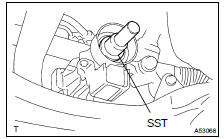 REMOVE PROPELLER SHAFT (4WD TYPE)