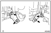 REMOVE EXHAUST MANIFOLD CONVERTER SUB-ASSY