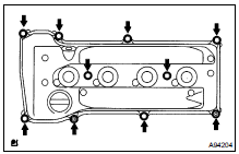 REMOVE CYLINDER HEAD COVER SUB-ASSY