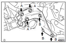 INSTALL ENGINE MOUNTING BRACKET RR (4WD TYPE)