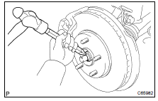  INSTALL FRONT AXLE HUB LH NUT