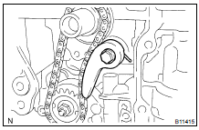 REMOVE NO.2 CHAIN SUB-ASSY