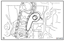 REMOVE NO.2 CHAIN SUB-ASSY