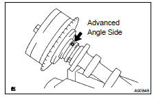 REMOVE CAMSHAFT TIMING GEAR ASSY