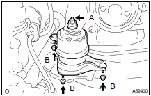 INSTALL TRANSVERSE ENGINE ENGINE MOUNTING INSULATOR