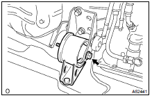 INSTALL TRANSVERSE ENGINE ENGINE MOUNTING INSULATOR