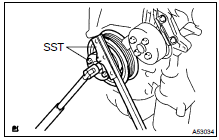 INSTALL CRANKSHAFT PULLEY