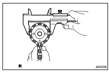 INSPECT OIL PUMP DRIVEN SPROCKET