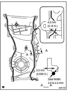 INSTALL TIMING CHAIN OR BELT COVER SUB-ASSSY