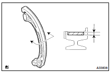 INSPECT CHAIN TENSIONER SLIPPER