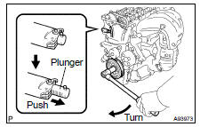 INSTALL CHAIN TENSIONER ASSY NO.1