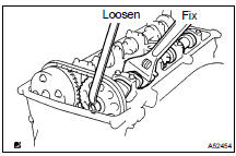 REMOVE NO.2 CAMSHAFT (EXHAUST)