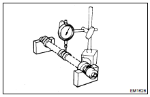 INSPECT NO.2 CAMSHAFT (EXHAUST)