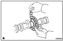 INSPECT NO.2 CAMSHAFT (EXHAUST)