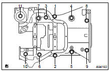 INSTALL STIFFENING CRANKCASE ASSY