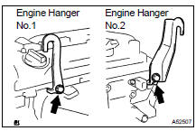 INSTALL ENGINE HANGER NO.1