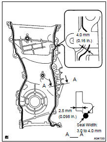 INSTALL TIMING CHAIN OR BELT COVER SUB-ASSY