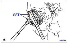 INSTALL CRANKSHAFT PULLEY