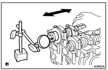 INSPECT CAMSHAFT THRUST CLEARANCE