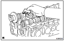 INSPECT CAMSHAFT OIL CLEARANCE