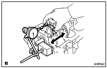 INSPECT CONNECTING ROD THRUST CLEARANCE