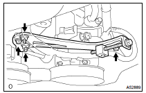 REMOVE GENERATOR BELT ADJUSTING BAR