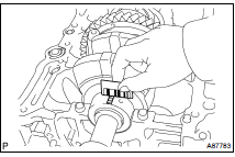 INSPECT CRANKSHAFT OIL CLEARANCE