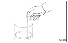 INSPECT PISTON RING END GAP