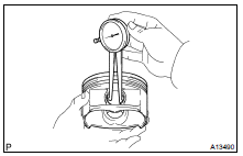 INSPECT PISTON PIN OIL CLEARANCE