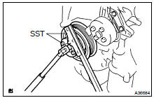 REMOVE DRIVE PLATE & RING GEAR SUB-ASSY